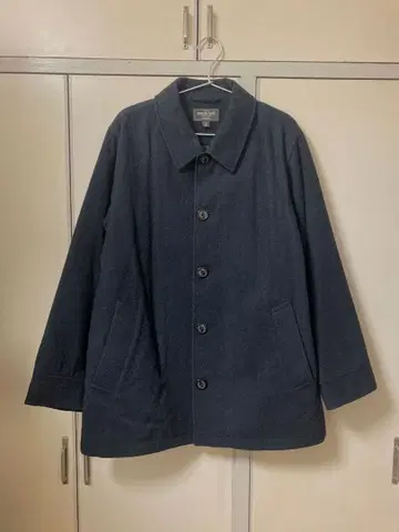 몽벨 네이비 피 코트 퀼팅 안쪽