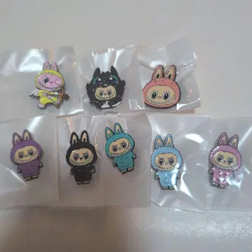 라부부 LABUBU 핀 배지 8개 세트