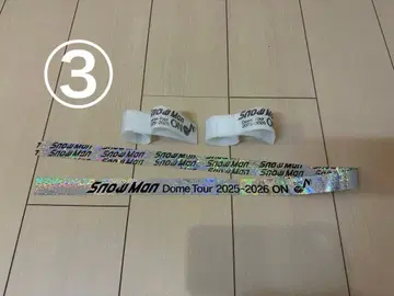 SnowMan ON 은색 테이프 음표 3