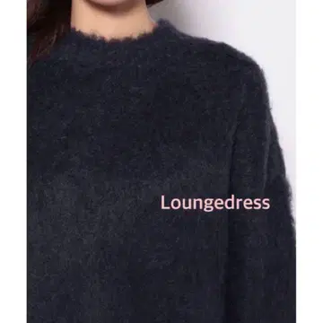 Loungedress 라운지 드레스 알파카 기모 니트 새상품 네이비