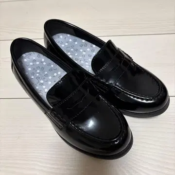 블랙 로퍼 꽃무늬 인솔 23.5