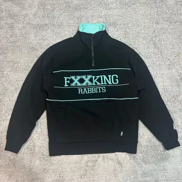 FR2 하프 지퍼 자수 빅 로고 맨투맨 월도 오키나와 한정판