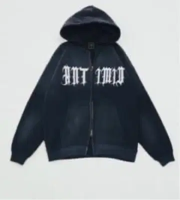 ANTIMID 지퍼 후드티