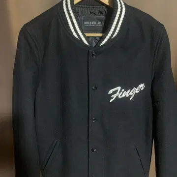 구제 의류 바시티 자켓 블랙