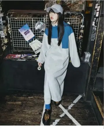 플리스 지퍼 맥시 원피스 niko and - 니코앤드 M