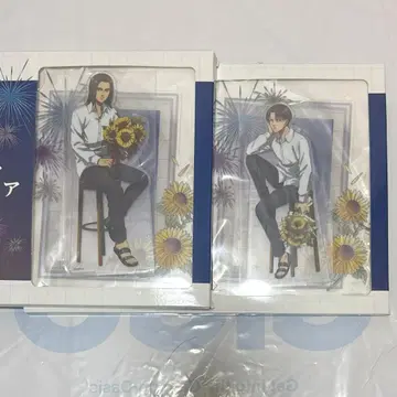 진격의 거인 빅 디오라마 아크릴 피규어 해바라기 ver 2종 세트