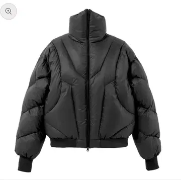 G.E.E.K 하이넥 크롭 퍼퍼 재킷