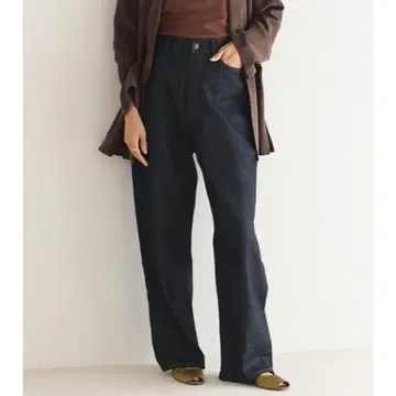 YANUK IENA 별주 루즈 스트레이트 JOAN OWI 사이즈 23