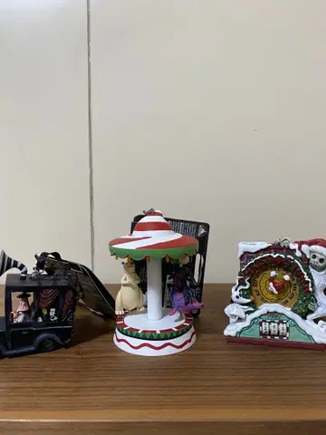 나이트메어 비포 크리스마스 오너먼트 3개 세트