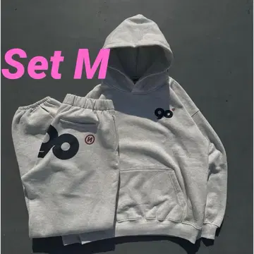 9090 90 로고 오리지널 후드 셋업 M