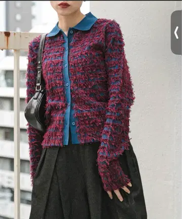 KBF 프린지 디자인 가디건