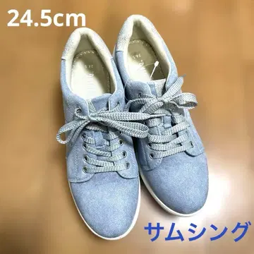 데님풍 스웨이드 메쉬 스니커즈