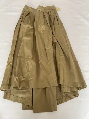 피쉬테일 스커트 택 포함 미사용 새상품 프리 사이즈 라이트 브라운