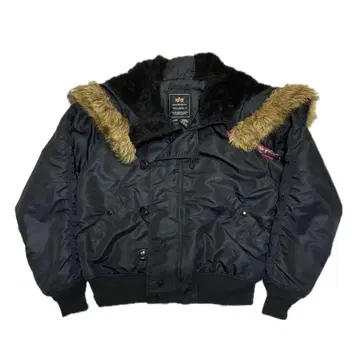 새상품급 ALPHA INDUSTRIES N2B L 퍼 포함
