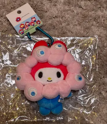 마이멜로디 미야쿠미야쿠 카라비너 BC 컬러  봉제 인형 회장 한정판