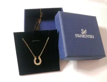 [ Swarovski ] 골드 목걸이 호스슈 말발굽