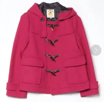 BEAMS 핑크 더플 코트