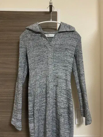 LAGUNAMOON 그레이 계열 니트 롱 원피스 긴팔