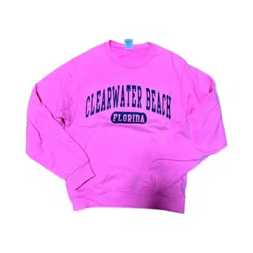 JERZEES 핑크 맨투맨