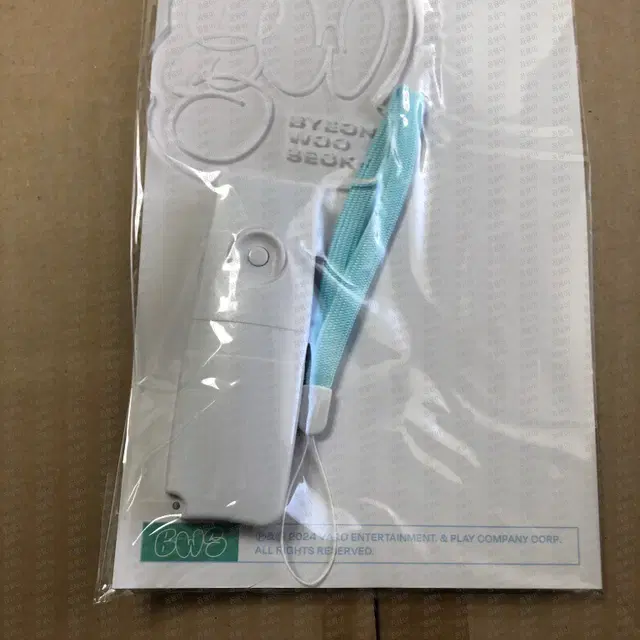 변우석 배우 썸머레터 팬미팅 굿즈 응원봉 포토카드