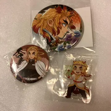 귀멸의 칼날 쿄쥬로 캔뱃지 키링