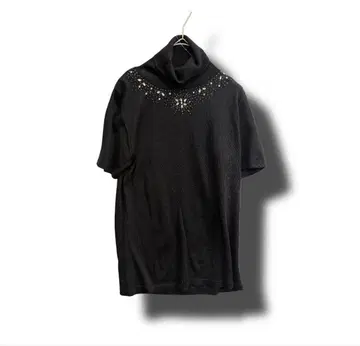 ITARIIYARD 블랙 비쥬 니트