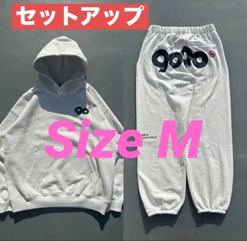 90 Logo Original 셋업 후디 팬츠 그레이