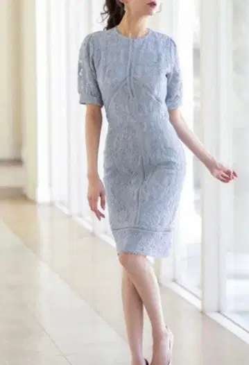 에밀리아 위즈 레이스 원피스 핑크 사이즈 S