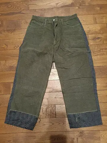 Enharmonic TAVERN 레이어드 팬츠 올리브색