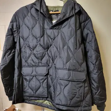 TAION 퀼팅 자켓 후드 부착 M