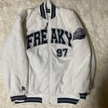 FREAKY 프리키 플리스 블루종 구제 의류 B보이 L