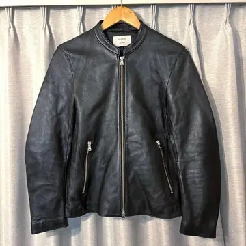 STUDIOUS 가죽 싱글 라이더 자켓 사이즈 2