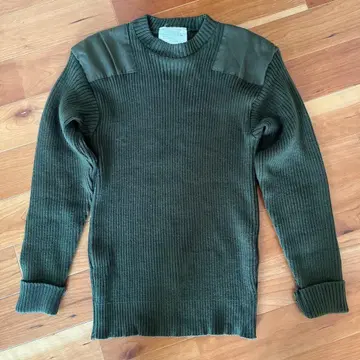 코만도 스웨터 commando sweater 밀리터리 니트 S