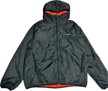 mont-bell 몽벨 리버서블 충전솜 서마랜드 후드티 블랙 x 빨간색