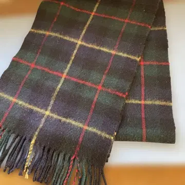 캐시미어 100% 롱 머플러 타탄 체크