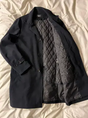 [컨디션 최상] MEN'S BIGI 스텐카라 코트 라이너 포함 블랙 L