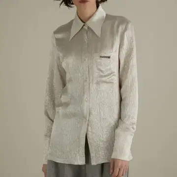 플랜 프로젝트 Washed Pleats 셔츠 아이보리