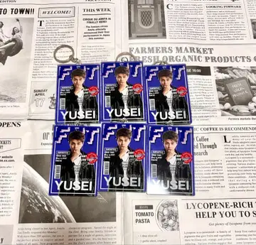 YUSEI FANTASTICS 야기 유세이 아크릴 키링 6개 세트