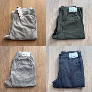 시착만 한 UNIQLO 인기 모델 팬츠 4세트