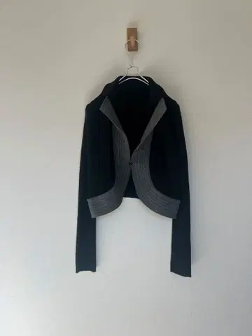 TRUNK HIROKO KOSHINO 리브 니트 가디건 베스트 40