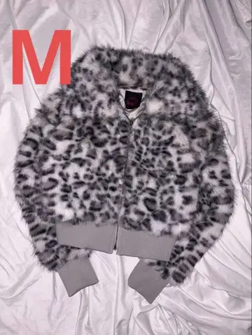 Leopard Faux Fur Short Blouson