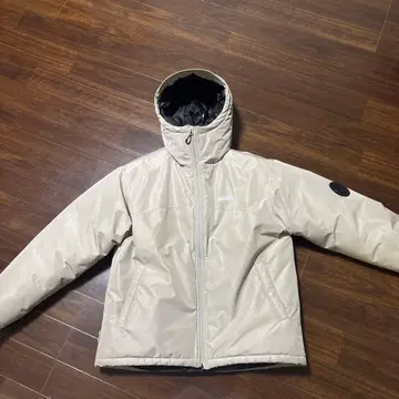 ELEMENT 후드 부착 다운 자켓 M 베이지