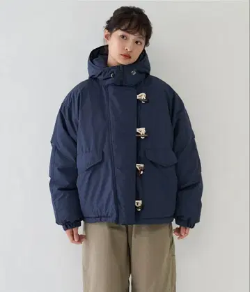 bargiee DOWNY DUFFLE DOWN 네이비 더플 다운