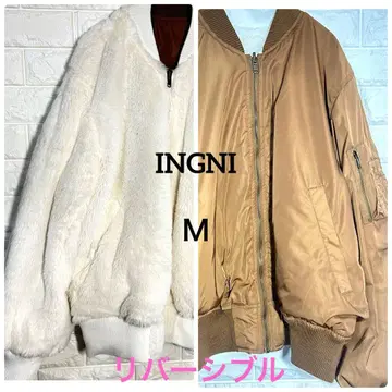 잉그 [M] 아우터 리버서블 퍼 MA-1 포켓