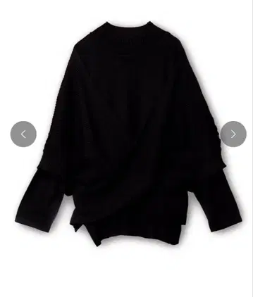 OSMOSIS 크로스 니트 오버