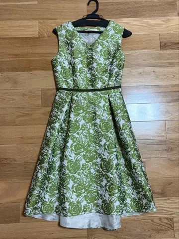 AIMER 꽃무늬 A라인 원피스