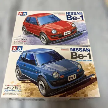 미니 사륜구동 닛산 Be-1 블루 버전 레드 버전 2종