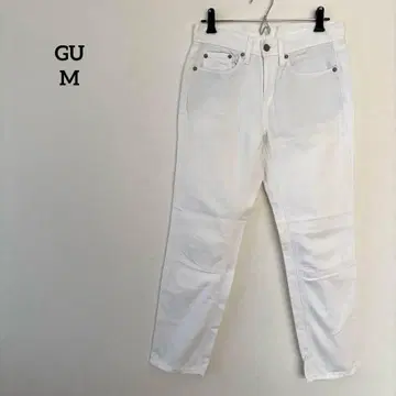 지유 화이트 데님 팬츠 스트레이트 72