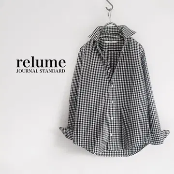 JOURNAL STANDARD relume 깅엄 체크 셔츠