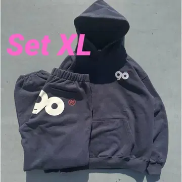 9090 90 Logo Original Hoodie 셋업 XL